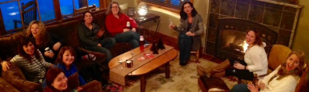 group of women in living room